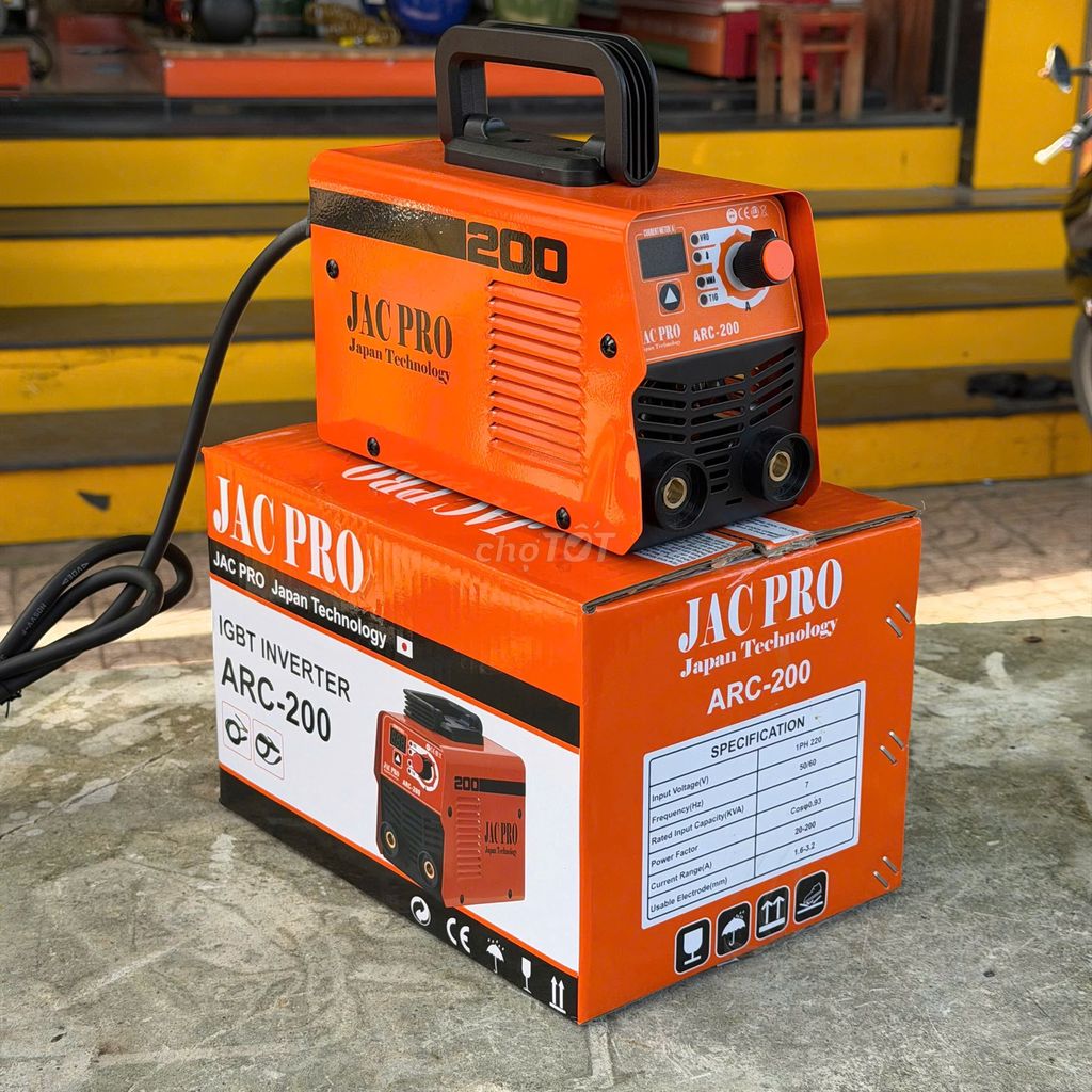 Máy hàn Inverter JAC PRO ARC-200 Cam. Mua bán Đồ chuyên dụng, Giống nuôi trồng tại Thành phố Thủ Đức Tp Hồ Chí Minh được đăng bởi Máy Móc 24H Bình Dương hình 1