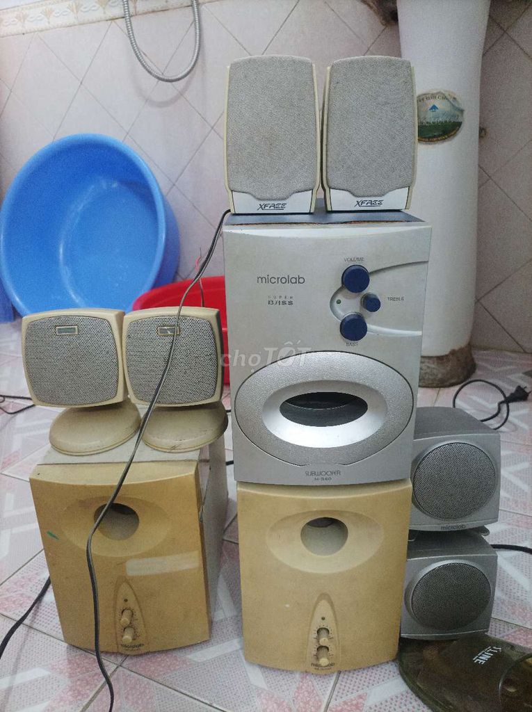 Loa vi tính Microlab M-300/2.1 Xám. Mua bán Tivi, Âm thanh tại Quận Hoàng Mai Hà Nội được đăng bởi Hien hình 1