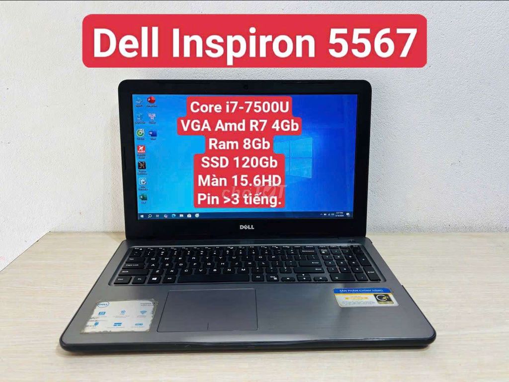 Dell Core i7-7500U/8GB/120GB có VGA rời. Mua bán Laptop tại Quận Ninh Kiều Cần Thơ được đăng bởi Laptop Linh Kiện PC Nhật Mỹ CT hình 1