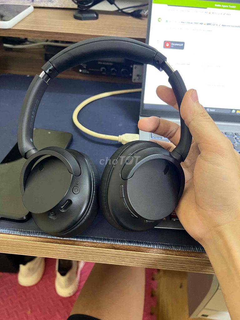 Tai nghe Sony WH-CH720N Đen Đã sử dụng. Mua bán Tivi, Âm thanh tại Quận Bắc Từ Liêm Hà Nội được đăng bởi Đoàn Đức Lưu hình 1