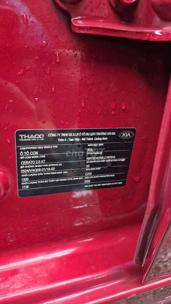 Kia Cerato 2020 2.0 AT Premium  - 6500 km. Mua bán Ô tô tại Quận Bắc Từ Liêm Hà Nội được đăng bởi Quang Đại hình 7