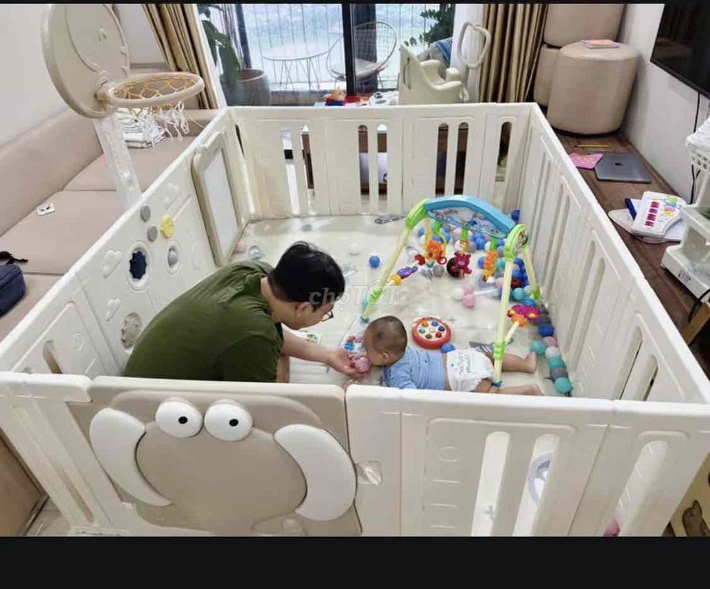 Quây cũi Pakey Voi PV01 - LUX 1m8 x 2m. Mua bán Mẹ và bé tại Huyện Bình Chánh Tp Hồ Chí Minh được đăng bởi Nguyen hình 1