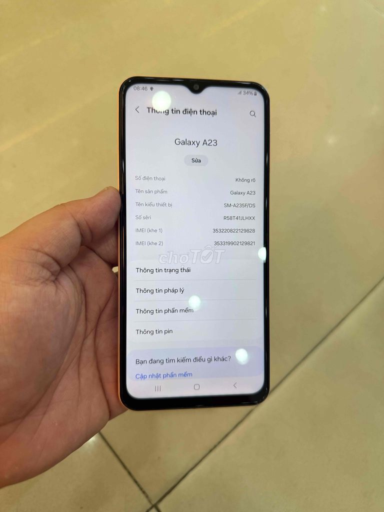 Samsung Galaxy A23 4GB 128GB Cam. Mua bán Điện thoại tại Quận Liên Chiểu Đà Nẵng được đăng bởi Văn Khoa hình 1