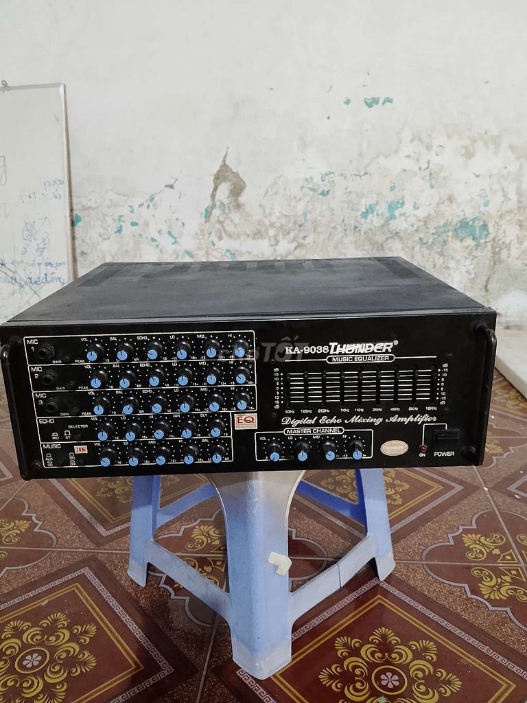 Amply Thunder KA-9038 Đen. Mua bán Tivi, Âm thanh tại Huyện Long Thành Đồng Nai được đăng bởi TOM hình 1