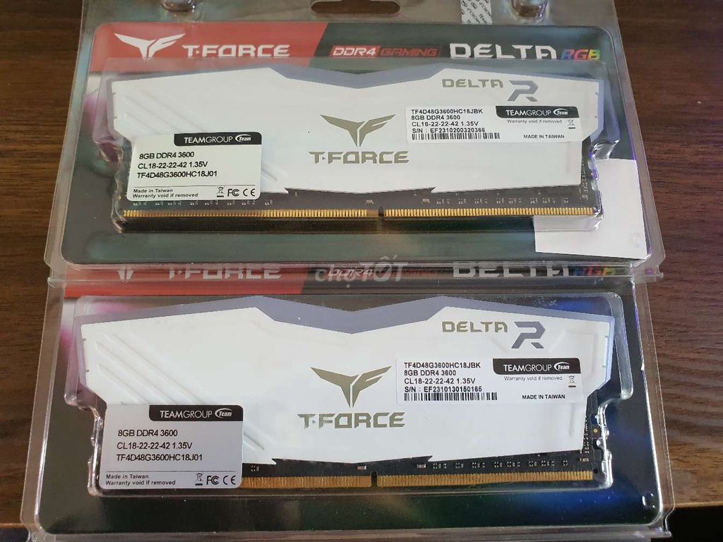 TEAM T-Force Delta RGB 16G(2×8GB) DDR4 3600MHz