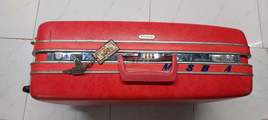 Vali kéo Samsonite Đỏ Lớn. Mua bán Túi xách tại Thành phố Rạch Giá Kiên Giang được đăng bởi Quách Luật hình 1