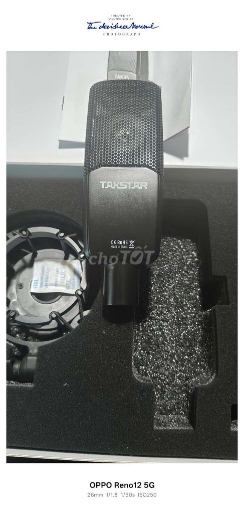 Micro thu âm TAKSTAR TAK35 Đen đã sử dụng. Mua bán Tivi, Âm thanh tại Quận Bắc Từ Liêm Hà Nội được đăng bởi Phan Thanh Long hình 1