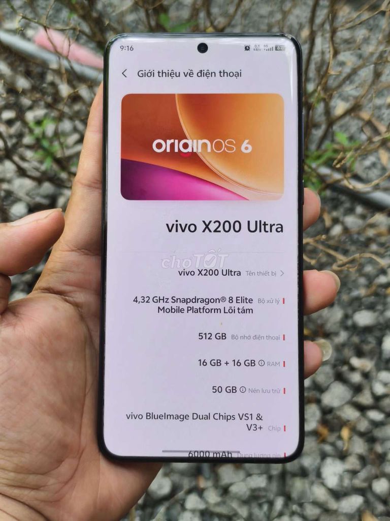 Vivo X200 Ultra 512GB Đen Đã sử dụng. Mua bán Điện thoại tại Thành phố Thủ Dầu Một Bình Dương được đăng bởi Dương Nguyễn hình 1