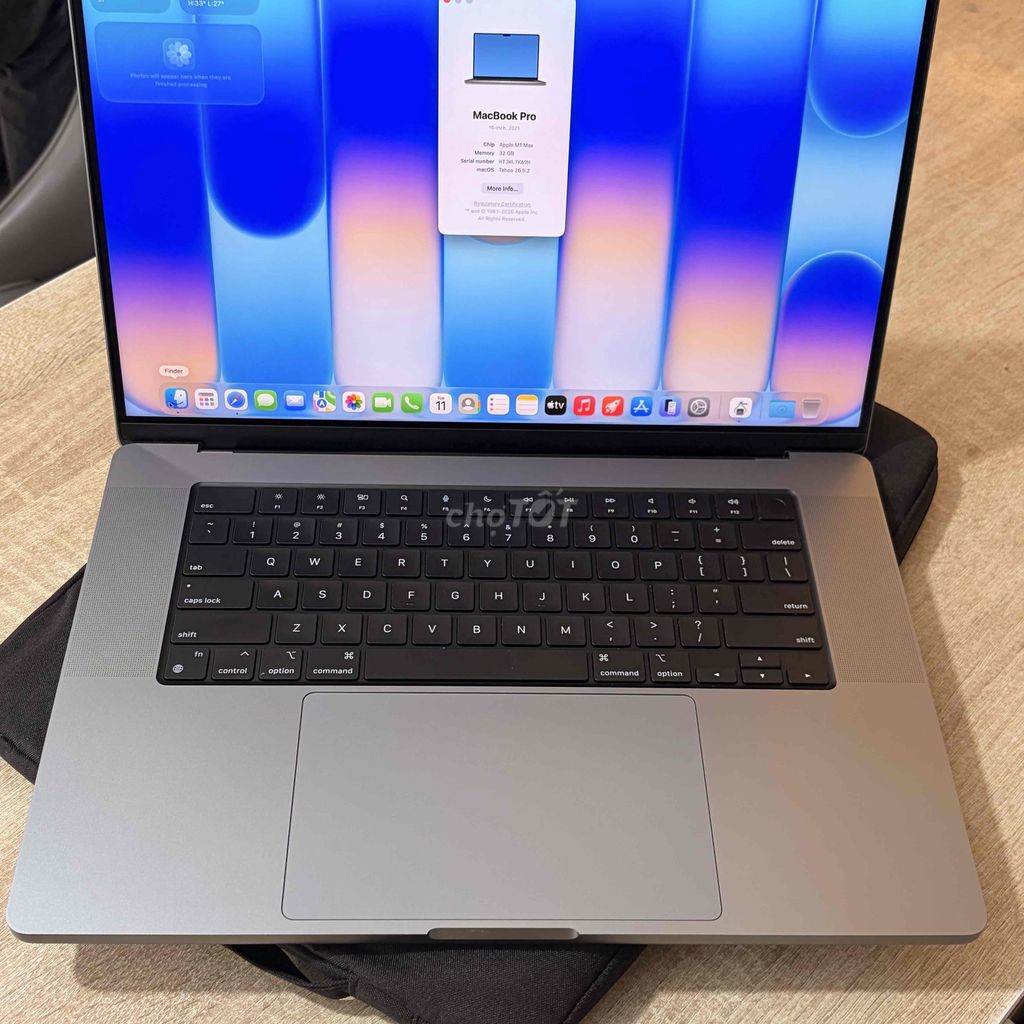 MacBook Pro 2021(16 inch )M1 Max 32GB/512GB Xám. Mua bán Laptop tại Quận Bình Thạnh Tp Hồ Chí Minh được đăng bởi Mac Hiền 50 Nguyễn Cửu Vân hình 1