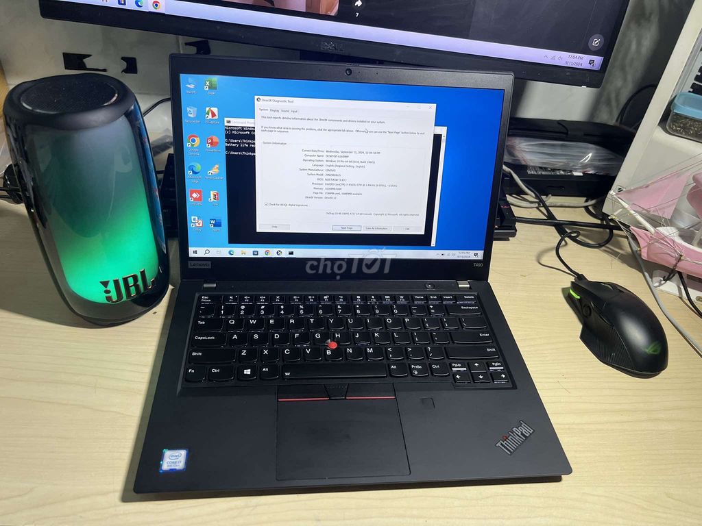 Thinkpad T490 I7-8565U/Ram 16GB/SSD 256/98%