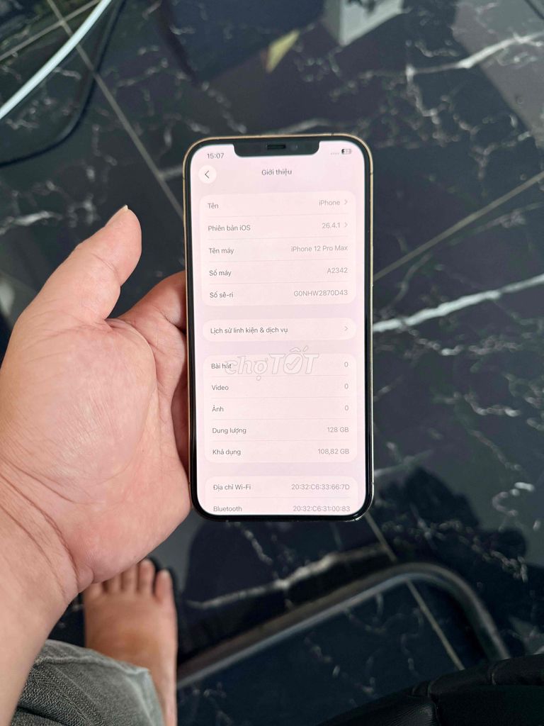 iPhone 12 Pro Max 128GB Vàng. Mua bán Điện thoại tại Thị xã Phú Mỹ Bà Rịa - Vũng Tàu được đăng bởi Nguyễn Tuấn hình 1