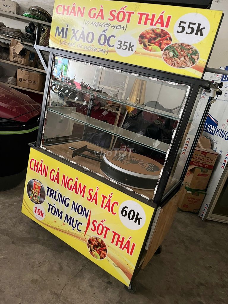 Xe chân gà sốt thái, ăn vặt