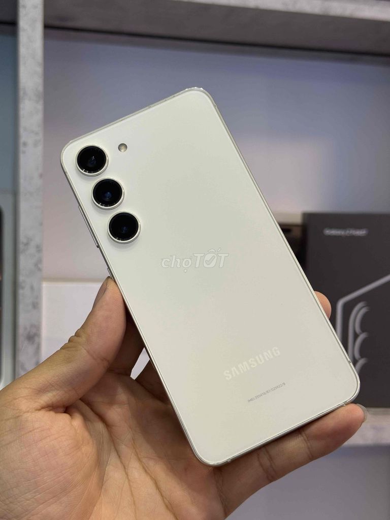 Samsung S23 256GB Trắng Nguyên zin. Mua bán Điện thoại tại Quận 3 Tp Hồ Chí Minh được đăng bởi Trịnh Quang Linh hình 1