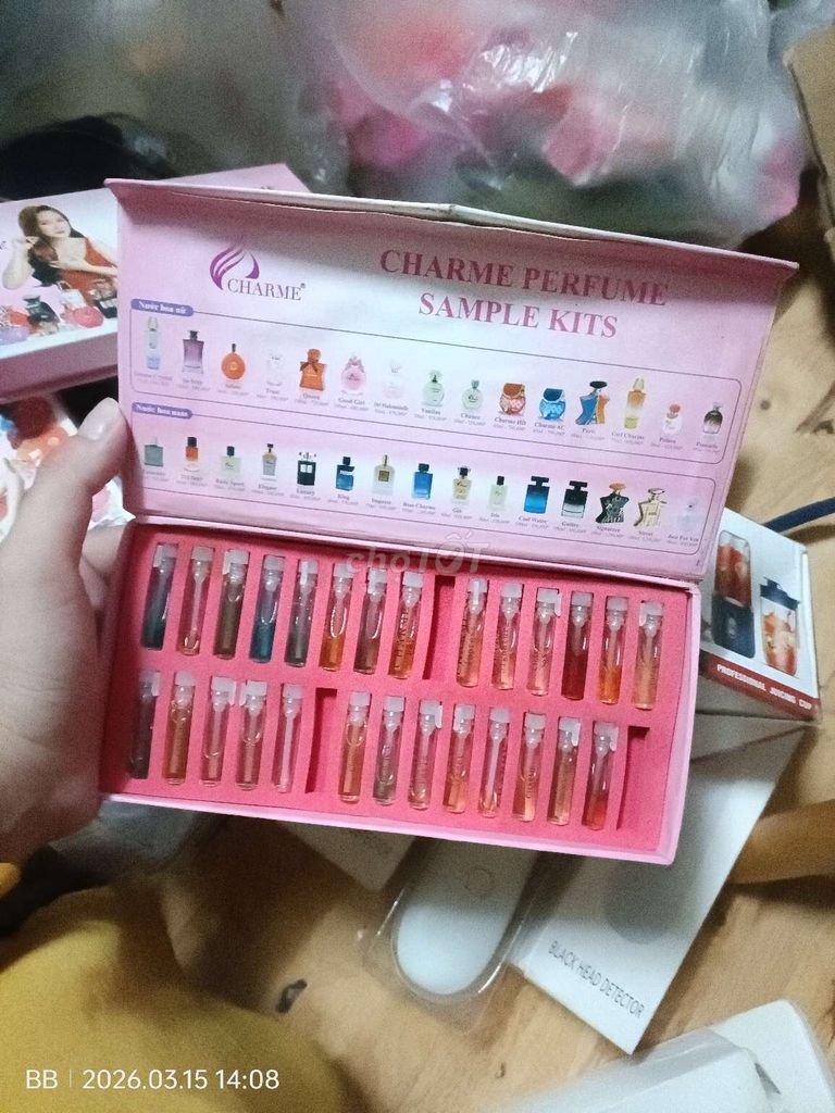 Nước hoa Charme 24 ống. Mua bán Nước hoa tại Quận 12 Tp Hồ Chí Minh được đăng bởi ĐẸP HOÀN HẢO SHOP hình 1