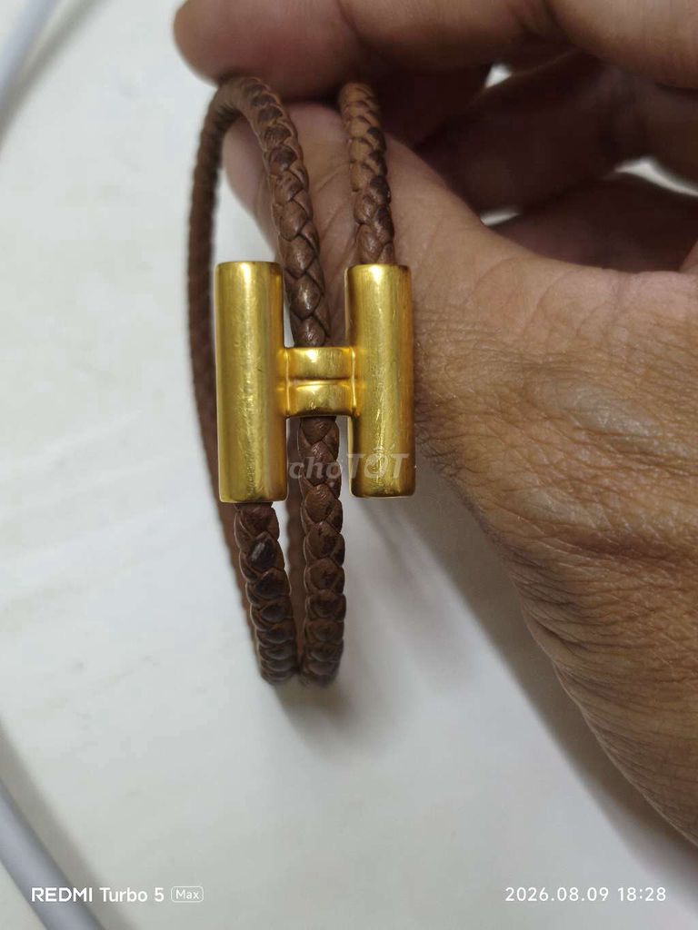 Hermes Vòng tay Da mạ vàng Nâu vàng Ý. Mua bán Phụ kiện thời trang khác tại Quận 12 Tp Hồ Chí Minh được đăng bởi Hùng hình 1
