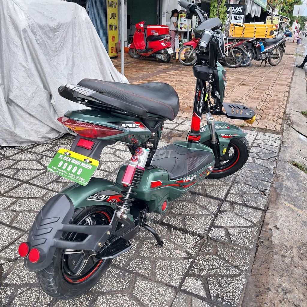 XE ĐIỆN 133 AIMA MÀU RÊU, XE CHẠY KHÁ TÔT. Mua bán Xe điện tại Quận Cái Răng Cần Thơ được đăng bởi Xe điện Minh Nhiên  hình 6