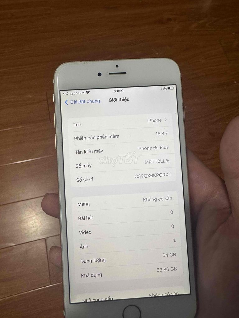 iPhone 6s Plus 64GB Vàng. Mua bán Điện thoại tại Quận Hoàng Mai Hà Nội được đăng bởi Thành Công hình 1
