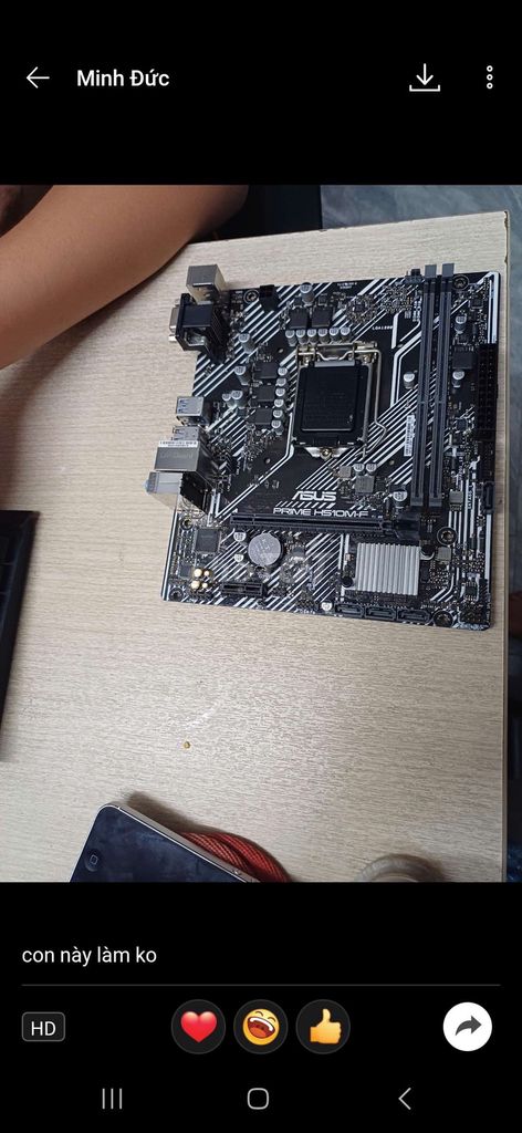 Mainboard ASUS PRlME H510M-F Zin Còn Mới Tin 98%