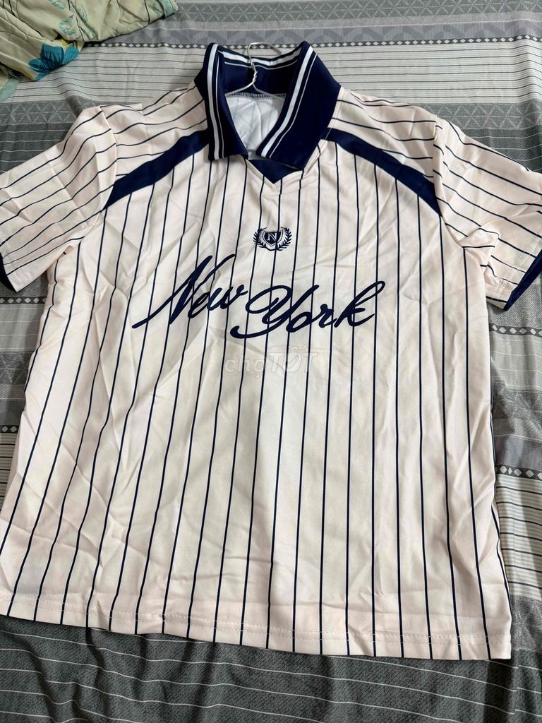 Áo thun polo Poly cotton Trắng, xanh navy. Mua bán Quần áo tại Quận 12 Tp Hồ Chí Minh được đăng bởi Đạt Lê hình 1