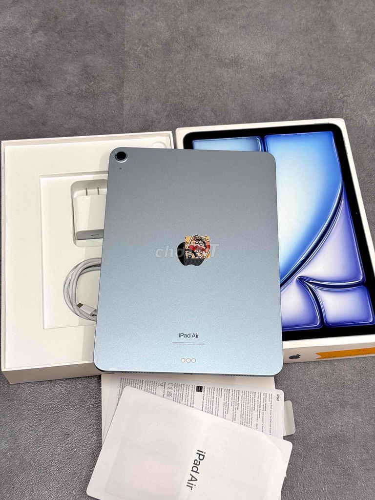 ipad Air 6 11in 128g Wifi blue Fulbox zin p100%