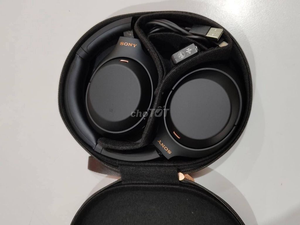 Tai nghe Sony WH-1000XM4 Đen. Mua bán Tivi, Âm thanh tại Quận Thanh Khê Đà Nẵng được đăng bởi LNDT hình 1