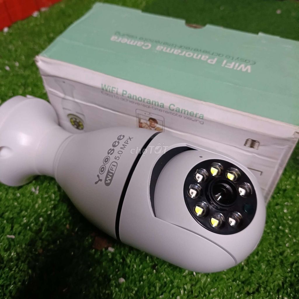 Camera yoosee 5.0Mpx đuôi bóng đèn. Mua bán Máy ảnh, Máy quay tại Thành phố Thủ Đức Tp Hồ Chí Minh được đăng bởi Cũ Giá Rẻ hình 1