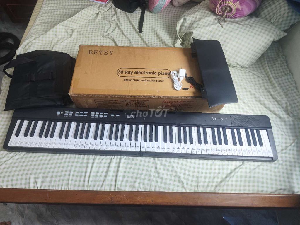 Đàn piano điện BETSY B170 Đen 88 phím. Mua bán Nhạc cụ tại Thị xã Bến Cát Bình Dương được đăng bởi Nguyễn Dũng hình 1