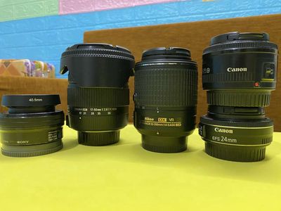 Nhiều lens cho Nikon,Canon,Sony.