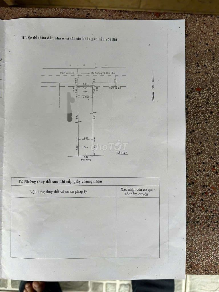 BẤN ĐẤT TẶNG NHÀ CẤP 4 TẠI HỒ HỌC LÃM - AN LẠC - BÌNH TÂN