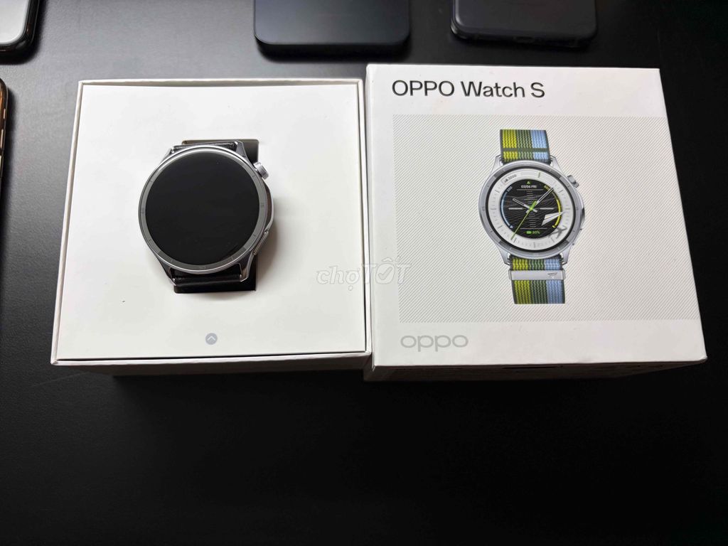 Oppo Watch S Dây da Đen. Mua bán Thiết bị đeo thông minh tại Quận 10 Tp Hồ Chí Minh được đăng bởi Phone27 hình 1
