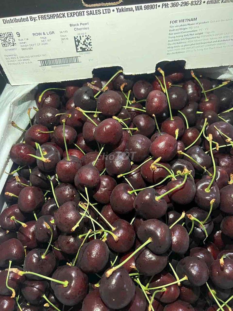 Cherry Black Pearl Mỹ 1kg. Mua bán Đồ ăn, thực phẩm và các loại khác tại Thành phố Biên Hòa Đồng Nai được đăng bởi Nguyễn Nhi hình 1