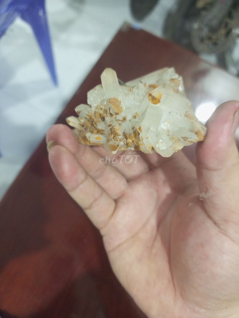 Đá phong thủy Thạch anh Trắng 3 cục. Mua bán Đồ sưu tầm, đồ cổ tại Thành phố Biên Hòa Đồng Nai được đăng bởi Trinh ngoc thanh hình 1