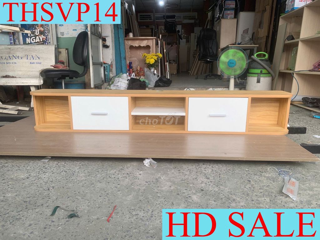 KỆ TIVI THANH LÝ_ KỆ TIVI 1M8_KỆ TIVI TREO TƯỜNG 1. Mua bán Tủ, kệ gia đình tại Thành phố Thủ Đức Tp Hồ Chí Minh được đăng bởi KHO HÀNG THANH LÝ HV hình 1