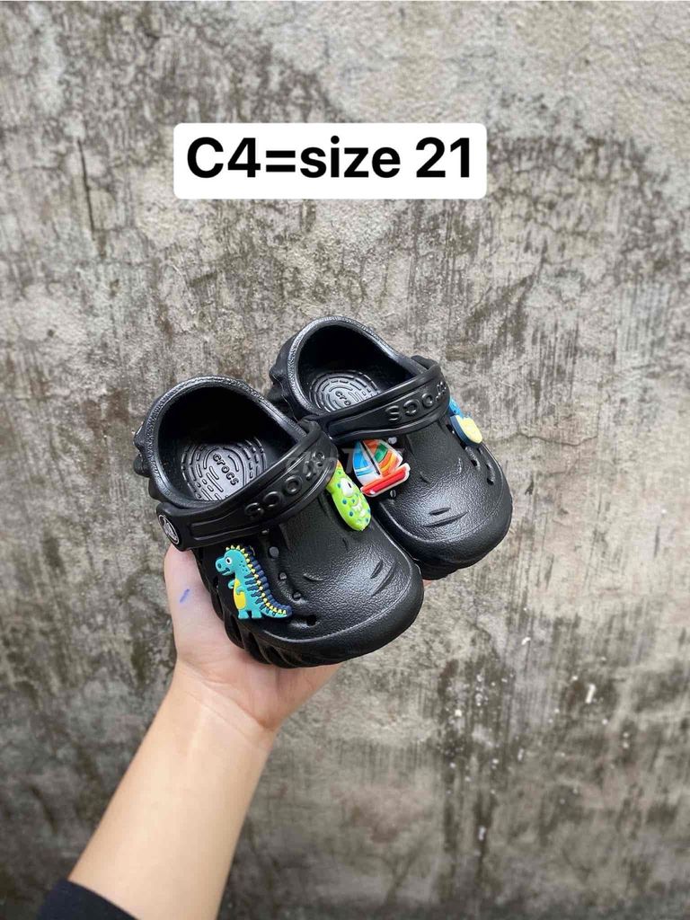Dép Crocs Echo Bé trai Đen size 21. Mua bán Mẹ và bé tại Huyện Bình Chánh Tp Hồ Chí Minh được đăng bởi Hiền Hiền hình 1