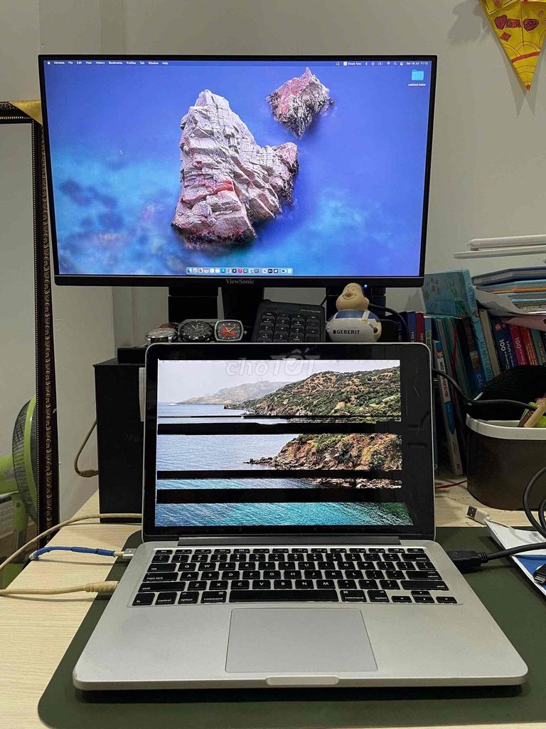 Apple MacBook Pro 2015 Bạc + màn viewsonic 22inch. Mua bán Laptop tại Thành phố Thủ Đức Tp Hồ Chí Minh được đăng bởi Thanh hình 1