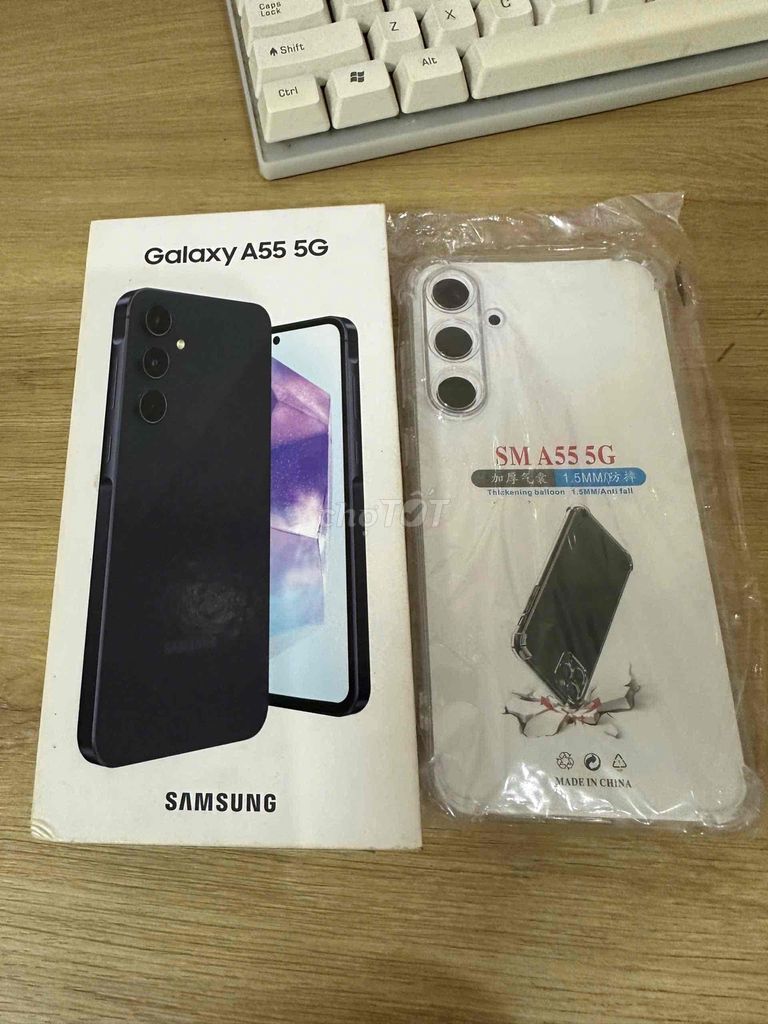 Galaxy A55 12/256GB Đen đẹp cty fullbox BH dài ạ