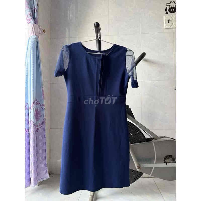 Đầm nữ Freesize Xanh navy. Mua bán Quần áo tại Thị xã Cai Lậy Tiền Giang được đăng bởi Khánh My hình 1