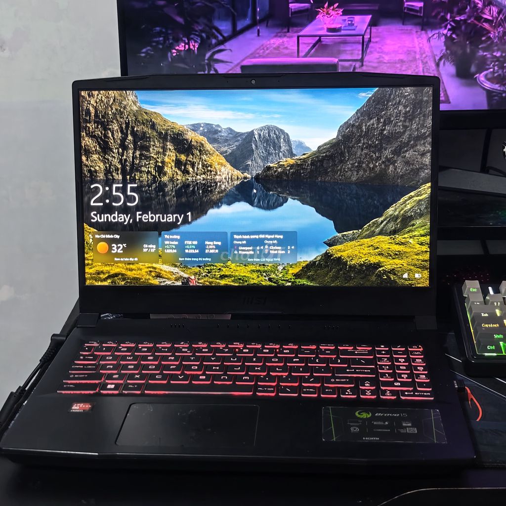 MSI 15,6inch R7 5800h~i7 11700h RX 5500m~ RTX 2050. Mua bán Laptop tại Thành phố Bến Tre Bến Tre được đăng bởi Lap Rẻ Bến Tre hình 1