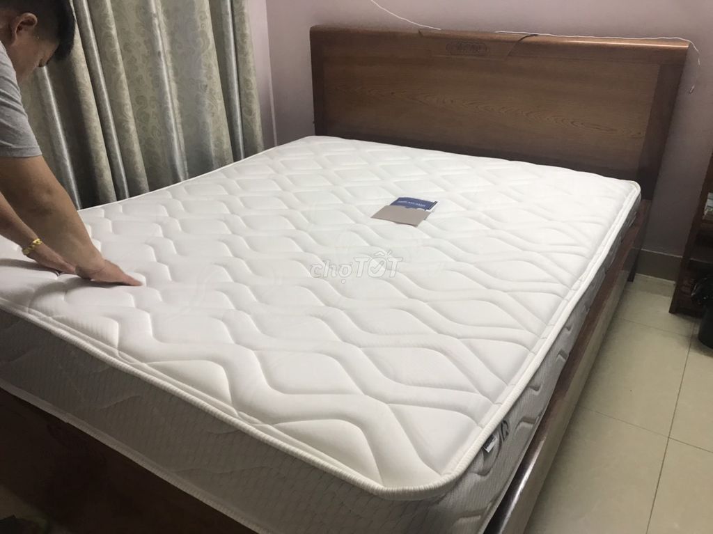 Nệm lò xo Luxury Lò xo túi Xám. Mua bán Giường, chăn ga gối nệm tại Thành phố Uông Bí Quảng Ninh được đăng bởi Uông Bí NGK hình 1