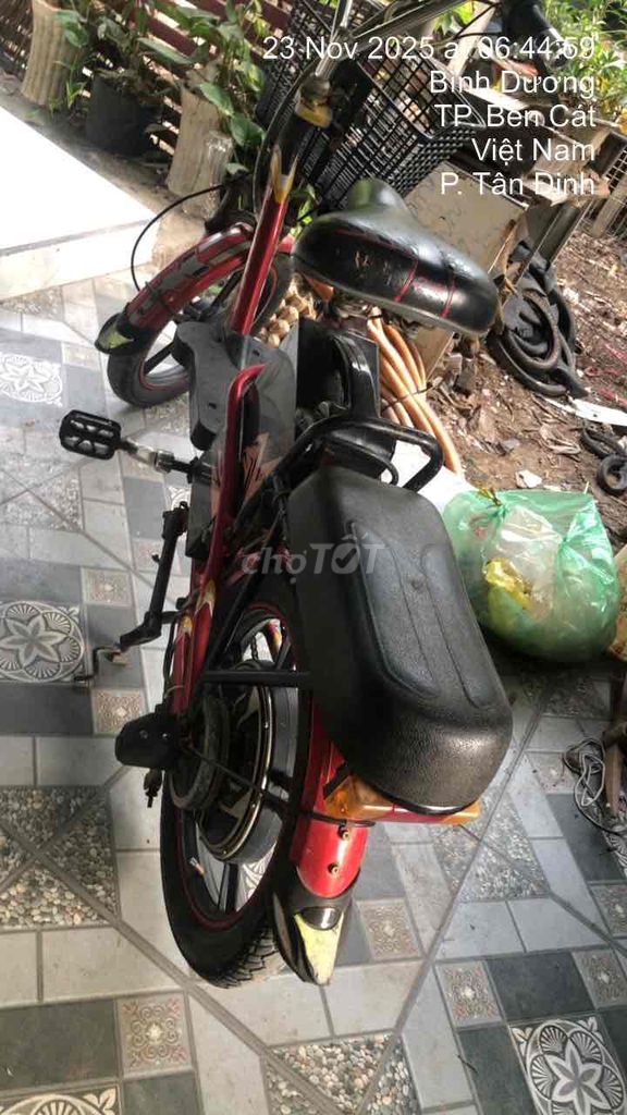 Xe đạp điện Đỏ Đã qua sử dụng. Mua bán Xe điện tại Thị xã Bến Cát Bình Dương được đăng bởi Tuan hình 3