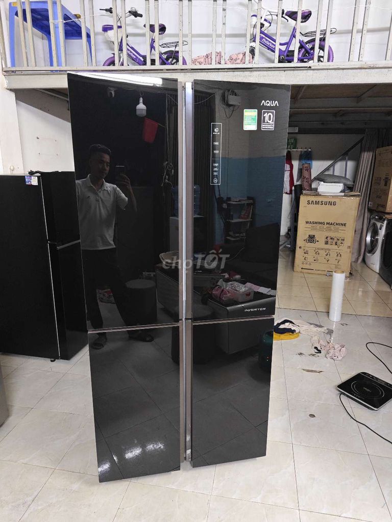 Tủ lạnh Aqua Inverter 516l 4 cánh Đẹp như mới. Mua bán Tủ lạnh tại Quận Nam Từ Liêm Hà Nội được đăng bởi Ngoc Nguyen hình 1
