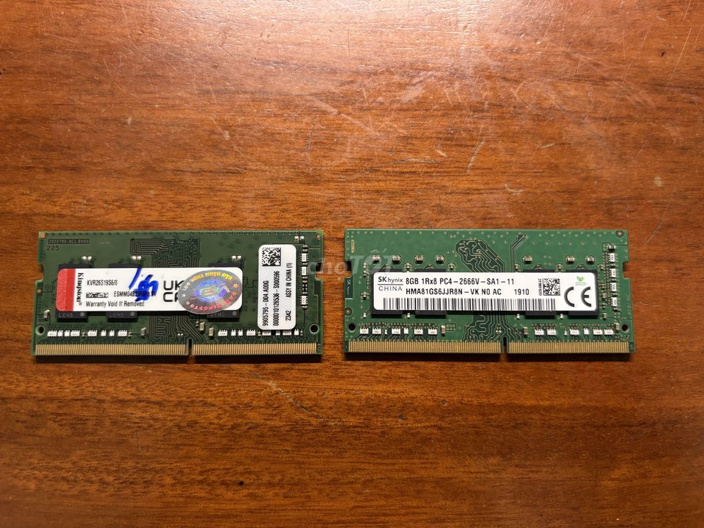 RAM Laptop 8GB DDR4 Bus 2666 (SK Hynix & Kingston). Mua bán Linh kiện (RAM, Card...) tại Quận 8 Tp Hồ Chí Minh được đăng bởi Sơn Thanh hình 1