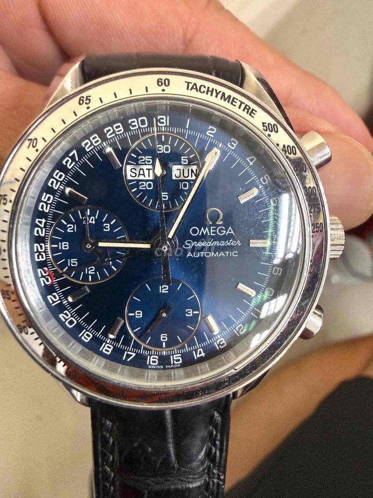 Đồng hồ Omega Speedmaster Nam Xanh. Mua bán Đồng hồ tại Quận 7 Tp Hồ Chí Minh được đăng bởi Phú Vinh hình 1