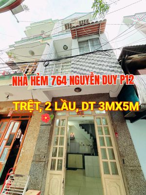 Bán nhà 1trệt, 2 lầu, Hẻm 764 Nguyễn Duy, P12, Q8. Ngang 3m x Dài 5m.. Mua bán nhà ở tại Quận 8 Tp Hồ Chí Minh được đăng bởi Anh Long