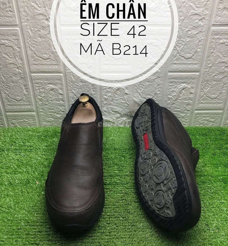 Giày lười nam Da thật Nâu size 42, 42.5. Mua bán Giày dép tại Quận 1 Tp Hồ Chí Minh được đăng bởi Đồ Seconhand Vintage hình 1