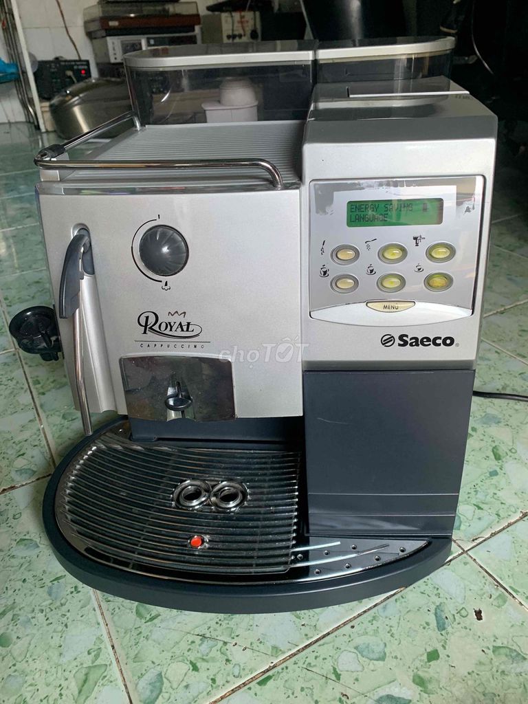 Máy pha cà phê Saeco Royal Cappuccino. Mua bán Bếp, lò, đồ điện nhà bếp tại Huyện Nhà Bè Tp Hồ Chí Minh được đăng bởi Mua Bán Đồ Cũ TPHCM 8668 hình 1