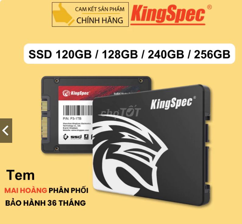 👉🔴99 SSD KingSpec 256GB–CHÍNH HÃNG–Bảo hành 3 năm💔