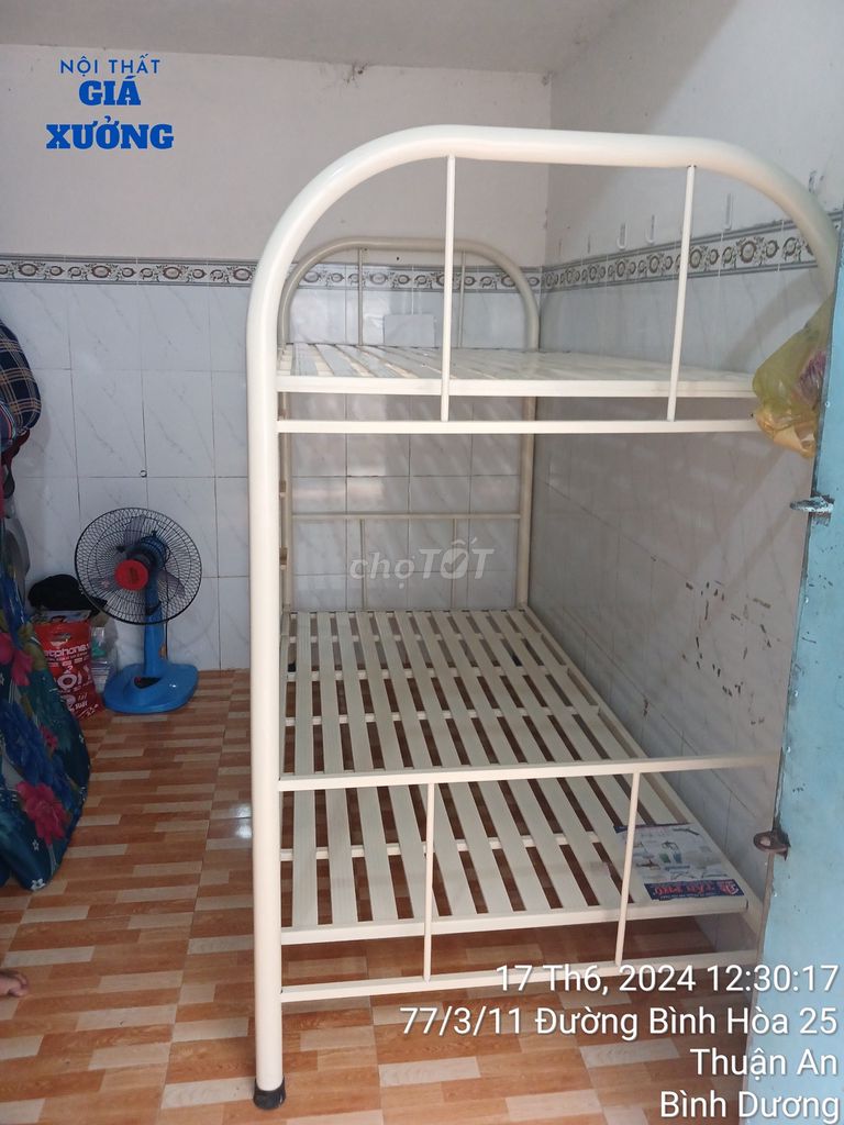 GIƯỜNG NGỦ SẮT = 2 TẦNG SALE RẺ MIỄN SHIP. Mua bán Giường, chăn ga gối nệm tại Quận 4 Tp Hồ Chí Minh được đăng bởi Nội Thất Giá Xưởng  hình 1