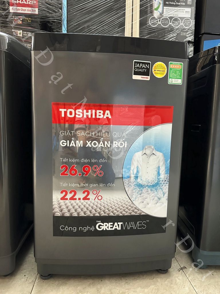 Máy giặt TOSHIBA 10 kg AW-M1100PV(MK). 𝐁𝐇: 𝟎𝟕/𝟐𝟎𝟐𝟔