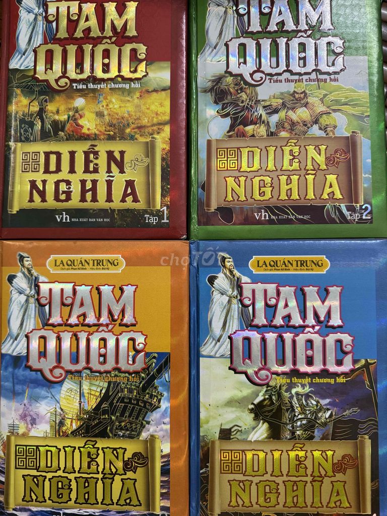 4 quyển Tam Quốc Diễn Nghĩa bìa cứng. Mua bán Sách tại Huyện Gia Lâm Hà Nội được đăng bởi Nguyễn Hồng Nhung hình 1